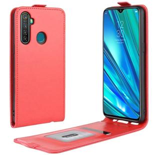 For OPPO Realme 5 Pro / Realme Q Crazy Horse Vertical Flip Leather Protective Case(Red)