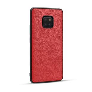 For Huawei Mate20 Pro Lychee Grain Cortex Anti-falling TPU Mobile Phone Shell Protective Case(Red)