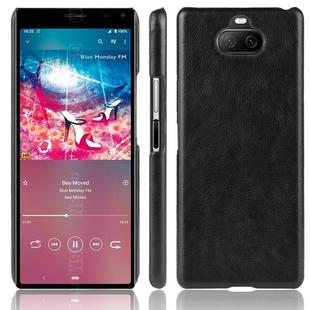 For Sony Xperia 8  Shockproof Litchi Texture PC + PU Case(Black)