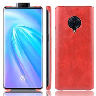 For Vivo NEX 3  Shockproof Litchi Texture PC + PU Case(Red)