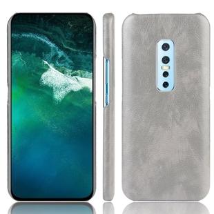 For Vivo V17 Pro Shockproof Litchi Texture PC + PU Case(Gray)