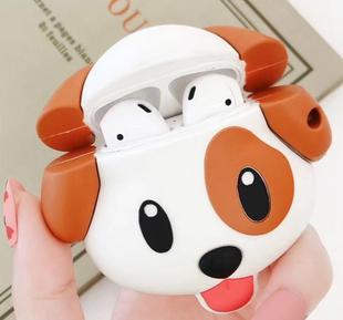 For Apple AirPods 1/2 Generation Universal Expression Dog Bluetooth Headphone Protective Case