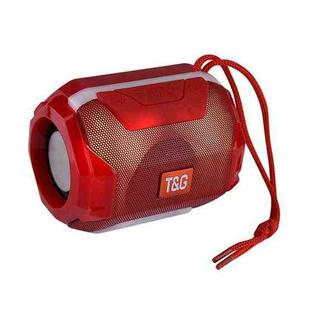 T&G TG162 LED Stereo Portable Bluetooth Speaker Mini Wireless Speaker Subwoofer(Red)