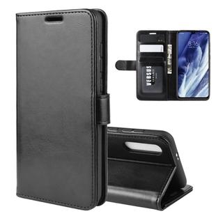 For Xiaomi Mi 9 Pro / Mi 9 Pro 5G   R64 Texture Single Fold Horizontal Flip Leather Case with Holder & Card Slots & Wallet(Black)