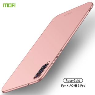 For Xiaomi Mi 9 Pro MOFI Frosted PC Ultra-thin Hard Case(Rose gold)