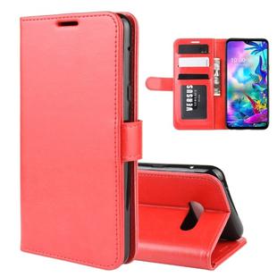 For LG G8X ThinQ   R64 Texture Single Fold Horizontal Flip Leather Case with Holder & Card Slots & Wallet(Red)