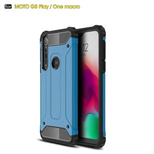 For Moto G8 Play Magic Armor TPU + PC Combination Case(Blue)