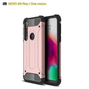 For Moto G8 Play Magic Armor TPU + PC Combination Case(Rose Gold)