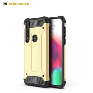 For Moto G8 Plus   Magic Armor TPU + PC Combination Case(Gold)