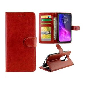 For Motorola Moto One Zoom/One Pro Crazy Horse Texture Horizontal Flip Leather Case with Holder & Card Slots & Wallet & Photo Frame(Brown)