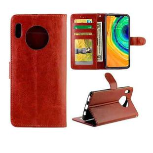 For Huawei Mate 30 Crazy Horse Texture Horizontal Flip Leather Case with Holder & Card Slots & Wallet & Photo Frame(Brown)