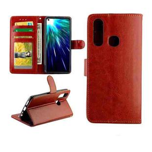 For Vivo Z1 Pro Crazy Horse Texture Horizontal Flip Leather Case with Holder & Card Slots & Wallet & Photo Frame(Brown)