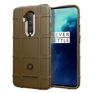 For OnePlus 7T Pro Full Coverage Shockproof TPU Case(Brown)