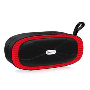 New Rixing NR4022 Portable Stereo Surround Soundbar Bluetooth Speaker with Microphone, Support TF Card FM(Red)