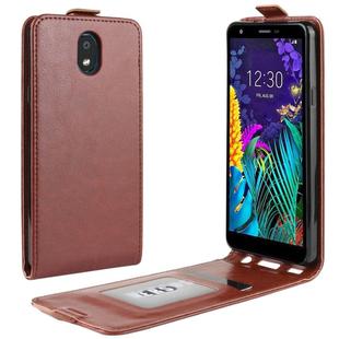 For LG K30 2019 / X2 2019 Crazy Horse Vertical Flip Leather Protective Case(Brown)