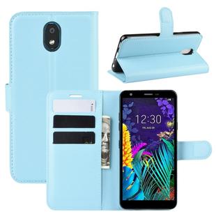 For LG K30 2019/X2 2019 Litchi Texture Horizontal Flip Leather Case with Wallet & Holder & Card Slots(Blue)