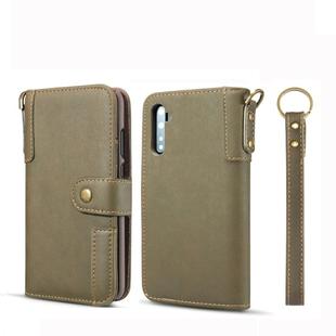 For Galaxy Note10 Cowhide Texture Horizontal Flip Leather Case with Holder & Card Slots & Wallet & Lanyard(Coffee)