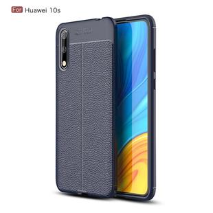 For Huawei Enjoy 10s Litchi Texture TPU Shockproof Case(Navy Blue)