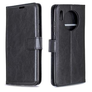 For Huawei Mate 30 Crazy Horse Texture Horizontal Flip Leather Case with Holder & Card Slots & Wallet & Photo Frame(Black)