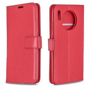For Huawei Mate 30 Crazy Horse Texture Horizontal Flip Leather Case with Holder & Card Slots & Wallet & Photo Frame(Red)
