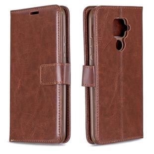 For Huawei Mate 30 Lite Crazy Horse Texture Horizontal Flip Leather Case with Holder & Card Slots & Wallet & Photo Frame(Brown)