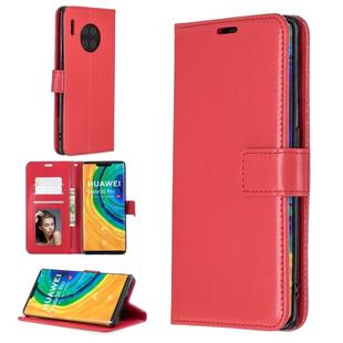 For Huawei Mate 30 Pro Crazy Horse Texture Horizontal Flip Leather Case with Holder & Card Slots & Wallet & Photo Frame(Red)