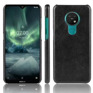 For Nokia 7.2 / 6.2 Shockproof Litchi Texture PC + PU Case(Black)