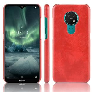 For Nokia 7.2 / 6.2 Shockproof Litchi Texture PC + PU Case(Red)