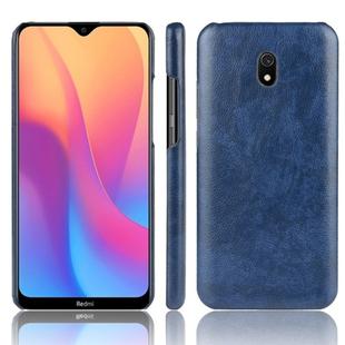 For Xiaomi Redmi 8A Shockproof Litchi Texture PC + PU Case(Blue)