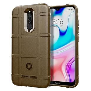 For Xiaomi Redmi 8 Full Coverage Shockproof TPU Case(Brown)