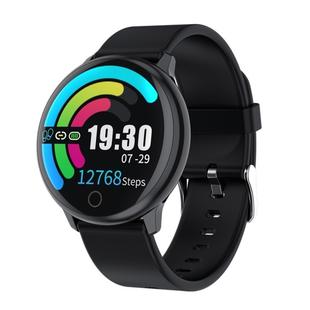 Q16 1.22inch IPS Color Screen Smart Watch IP67 Waterproof,Silicone Watchband,Support Call Reminder /Heart Rate Monitoring/Blood Pressure Monitoring/Sleep Monitoring(Black)