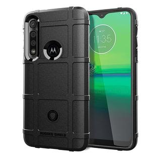 For Moto G8 Play Full Coverage Shockproof TPU Case(Black)