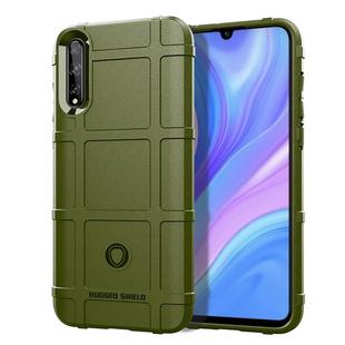 For Huawei Enjoy 10s  Full Coverage Shockproof TPU Case(Army Green)