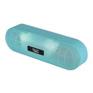 T&G TG148 Portable Stereo Audio Super Bass LED Lantern Pill Wireless Bluetooth Speaker(Green)
