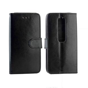 For Vodafone Smart N10 Crazy Horse Texture Horizontal Flip Leather Case with Holder & Card Slots & Wallet & Photo Frame(black)