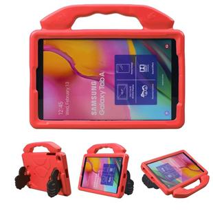 For Galaxy Tab A 10.1 (2019) Thumb Support EVA Flat Anti Falling Protective Shell(Red)