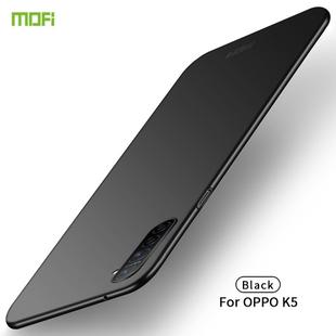 For OPPO K5 MOFI Frosted PC Ultra-thin Hard Case(Black)