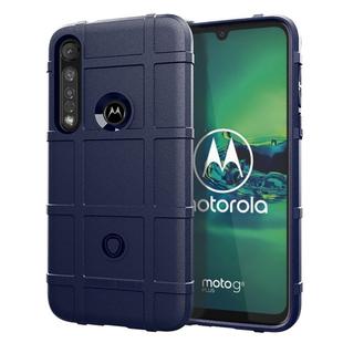 For Moto G8 Plus Full Coverage Shockproof TPU Case(Blue)