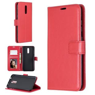For Nokia 3.2 Crazy Horse Texture Horizontal Flip Leather Case with Holder & Card Slots & Wallet & Photo Frame(Red)