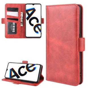 For OPPO Reno Ace / Realme X2 Pro Dual-side Magnetic Buckle Horizontal Flip Leather Case with Holder & Card Slots & Wallet & Photo Frame(Red)