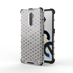 For Oppo Reno Ace Shockproof Honeycomb PC + TPU Case(White)