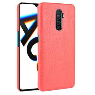 For OPPO Realme X2 Pro / Reno Ace Shockproof Crocodile Texture PC + PU Case(Red)
