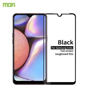 For Galaxy A10S MOFI 9H 2.5D Full Screen Tempered Glass Film(Black)