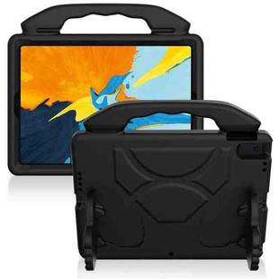 For iPad Pro 11 inch EVA Flat Anti Falling Protective Shell with Thumb Bracket(Black)