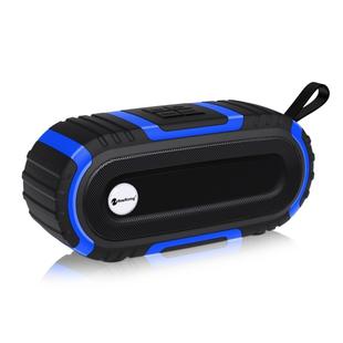 New Rixing NR5016 Wireless Portable Bluetooth Speaker Stereo Sound 10W System Music Subwoofer Column, Support TF Card, FM(Blue)