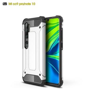 For Xiaomi Mi CC9 Pro / Note10 Magic Armor TPU + PC Combination Case(Silver)