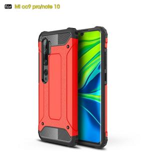 For Xiaomi Mi CC9 Pro / Note10 Magic Armor TPU + PC Combination Case(Red)