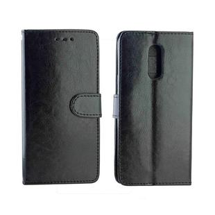 For LG Stylo 5 Crazy Horse Texture Horizontal Flip Leather Case with Holder & Card Slots & Wallet & Photo Frame(Black)