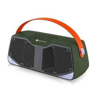 NewRixing NR4021 Portable Bluetooth Speaker TWS Connection Loudspeaker Sound System 10W Stereo Surround TV Speaker(Green)