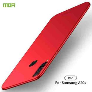 For Galaxy A20S MOFI Frosted PC Ultra-thin Hard Case(Red)